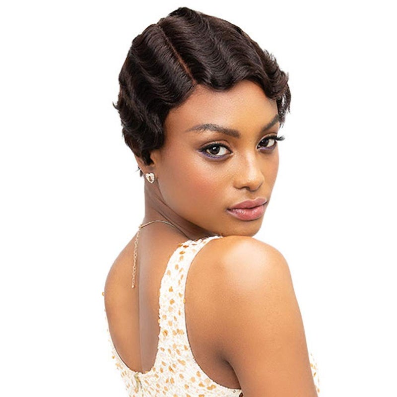 Janet Collection 100% Human Remy Hair Wig Mommy Parting Wig (1) - Image 1